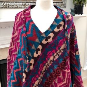 Sacred Threads Boho Cape Size OS